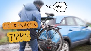 Heckträger TIPPS  Fahrrad amp EBike am Auto richtig transportieren [upl. by Mcgean131]