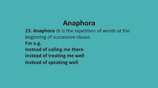 Define Anaphora [upl. by Aramad]