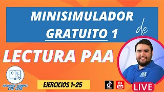 Minisimulador GRATUITO de Lectura  PAA  UDG TEC ANAHUAC UTJ UTP UNAH [upl. by Porta65]