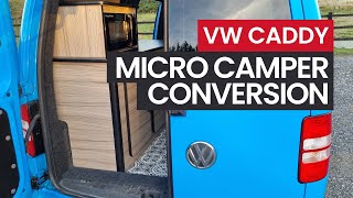 VAN TOUR Volkswagen Caddy Micro Camper Conversion [upl. by Abdu232]