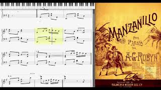 Manzanillo by Alfred Robyn 1891 Danza Mexicana [upl. by Udenihc268]