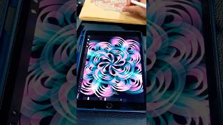 🩵💖💜 satisfying trending youtubeshorts mandalaart digitalart procreate art [upl. by Nahshun]