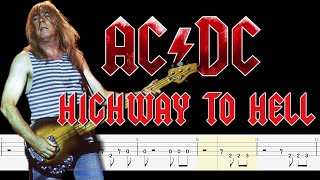 ACDC  Highway to Hell Bass Tabs By Chamis Bass [upl. by Beaner]