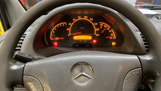 Mercedes Sprinter 2000  2006 service reset [upl. by Prisilla696]