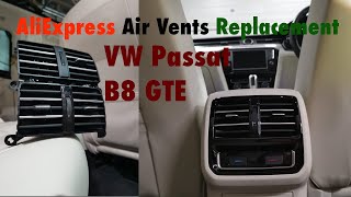 VW Passat B8 GTE  Rear Vents Replacement [upl. by Jezabel]