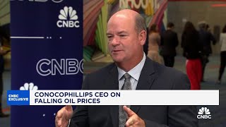 ConocoPhillips CEO Ryan Lance on falling oil prices energy demand and rate cuts [upl. by Aivekal]