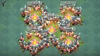 BARBARI FURIOSI MAXATI  Lv14 Clash of clans ITA [upl. by Webb]