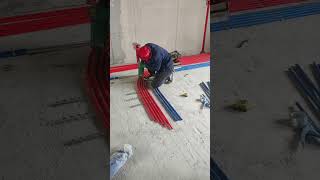 Buildings fullDay electrical conduit installation in 1 minute electrician construction [upl. by Hilda226]