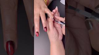 Magnetic 🧲 Cat Eye Gel X Nails at Home 🏡 shorts nails nailextension gelxnails gelnails [upl. by Ada]