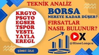 BORSA YORUMLARI  BORSA ANALİZİ  YATIRIM FIRSATLARI  VESTEL HİSSE ANALİZ  EREGL HİSSE ANALİZ [upl. by Haeckel]