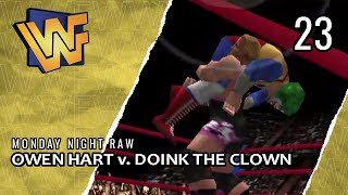 Owen Hart vs Doink the Clown  Day 23 RAW WWF WrestleMania X WM2K N64 Mod [upl. by Sokairyk]