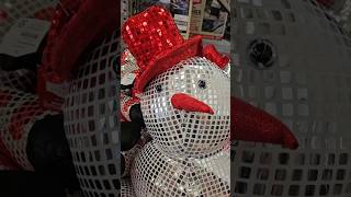 Stuffed Disco Mirror Ball Snowman amp Santa Claus [upl. by Nairrad]