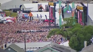 Fans line up to see the Rolling Stones perform at Jazz Fest 2024 [upl. by Peddada]