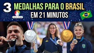 🥈 Primeiras Medalhas do Brasil nas Olimpiadas 2024 [upl. by Ttegirb46]