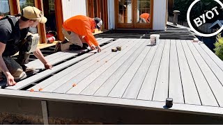 How To Install Timbertech Decking [upl. by Maximilien]