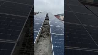 110 Solar panels 60kw installations complete👌trendingvideo shortvideo viralvideo ajelectric [upl. by Sinne]