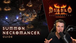 Diablo II Resurrected  Summon Necromancer Guide [upl. by Onateag]