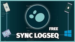 How to Sync Logseq for Free Across Devices 2024 [upl. by Nowad21]