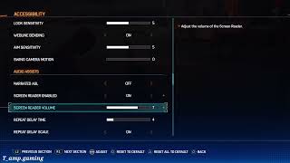 PS5 How to turn off screen reader during game play for Spiderman 2 [upl. by Anilos]