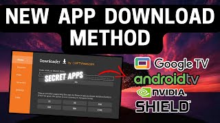 New App Download Method Android TV [upl. by Alhak]