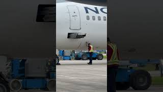 Airstairs Deployed On A Boeing 737400 [upl. by Hanauq54]