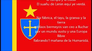 Himnu de la URSS  Versión nasturianu [upl. by Emogene]