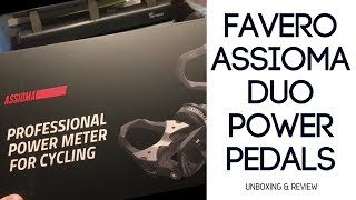 Favero Assioma Duo Power Pedals [upl. by Eilssel]