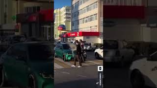 Girl angry on Car driver  short video ytshortsvideo video ytshorts [upl. by Zena116]