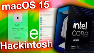 INTEL CORE ULTRA 9 285K  Z890  MACOS 15  HACKINTOSH  ALEXEY BORONENKOV  4K [upl. by Shifrah390]