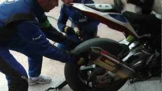 24H Moto  Le Mans 2012  Erwan et Damian 19H30 [upl. by Hacissej]