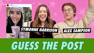 Symonne Harrison vs Alex Sampson  Guess The Post [upl. by Delmore]