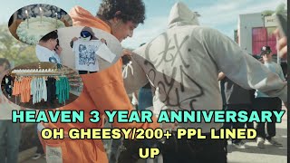 HEAVEN 3 YEAR ANNIVERSARY WE DID A COLLAB WITH OHGEESY 200 PPL LINED UP [upl. by Lona178]