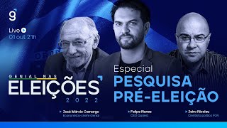 🔴 ESPECIAL PRÉELEIÇÃO 11022  Divulgação da pesquisa eleitoral  Genial nas eleições [upl. by Ander291]