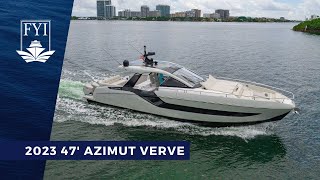 You have to watch this video if you love Azimut Yachts2023 47 Azimut Verve FOR SALE BY FYI YACHTS [upl. by Adis]