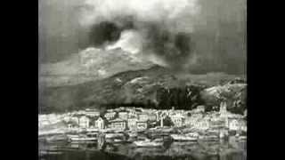 Eruption on Mount Pele 1902  Éruption volcanique à la Martinique [upl. by Caesar]