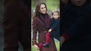 Prince William amp Kate arriving with George amp Charlotte for a annual holiday church service in 2016 [upl. by Eidolem572]