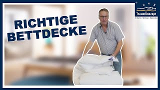 Was ist die richtige BETTDECKE  FRAG DEN JÄGER  TraumKonzept Folge 8 [upl. by Mohun]