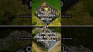 ⚡️Age of Mythology Retold vs Original  Buildings Comparison Part 1⚡️ [upl. by Adnorhs]