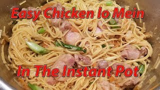 Easy Chicken lo Mein In The Instant Pot  Pothead 101 [upl. by Anagrom]