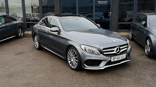 2016 66 MERCEDESBENZ CCLASS 21 C220 D AMG LINE PREMIUM PLUS 170BHP BF66UUJ [upl. by Benildis243]