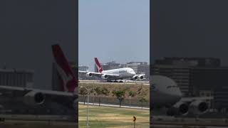 Lets go plane spotting LAX aviation shorts [upl. by Ardnuas]