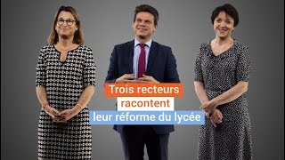 BAC2021 3 recteurs expliquent leur réforme du lycée [upl. by Adnirolc39]