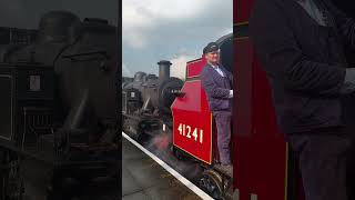 Didcot Railway Centre On 20th September 2024 With BR Ivatt Tanks 41241 41312 Arriving Into Didcot [upl. by Aierdna]