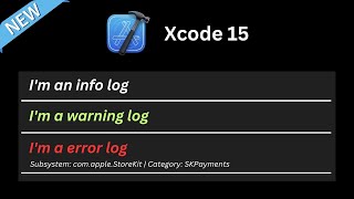 Xcode 15 Better Logging  Debugging Support [upl. by Novah540]