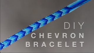 DIY Chevron Friendship Bracelet [upl. by Aihtnic]