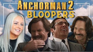 ANCHORMAN 2 BLOOPERS  FIRST TIME WATCHING  REACTION [upl. by Rene373]