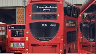 Orpington bus garage Open Day 2023 [upl. by Ocsecnarf]