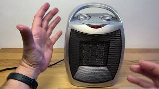 GiveBest Portable Electric Space Heater with Thermostat Review [upl. by Nithsa]