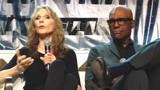 Michael Dorn Gates McFadden and Denise Crosby at STLV  8318 [upl. by Aicnerolf627]