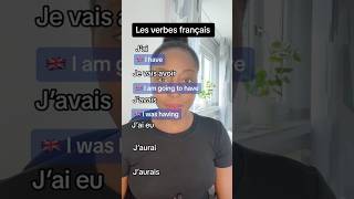 Conjugaison  avoir faire en 🇬🇧  learnfrench learnenglish frenchconjugation english [upl. by Reitman406]